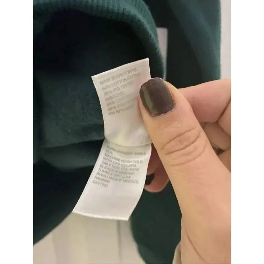 Zella Cara Kid’s Ribbed Quarter Zip Green Size 10/12